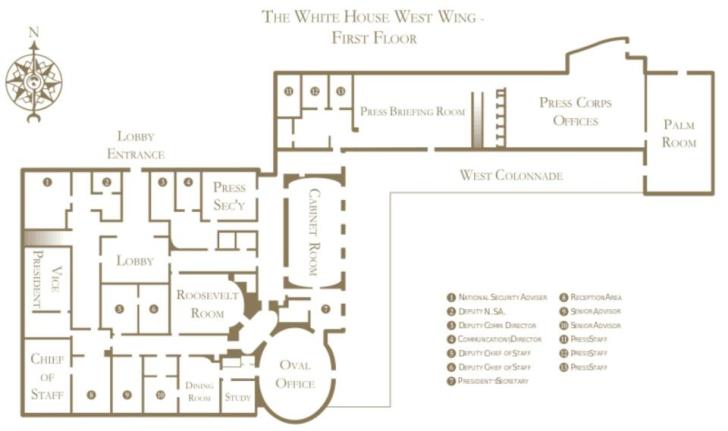 wh west wing floor plan